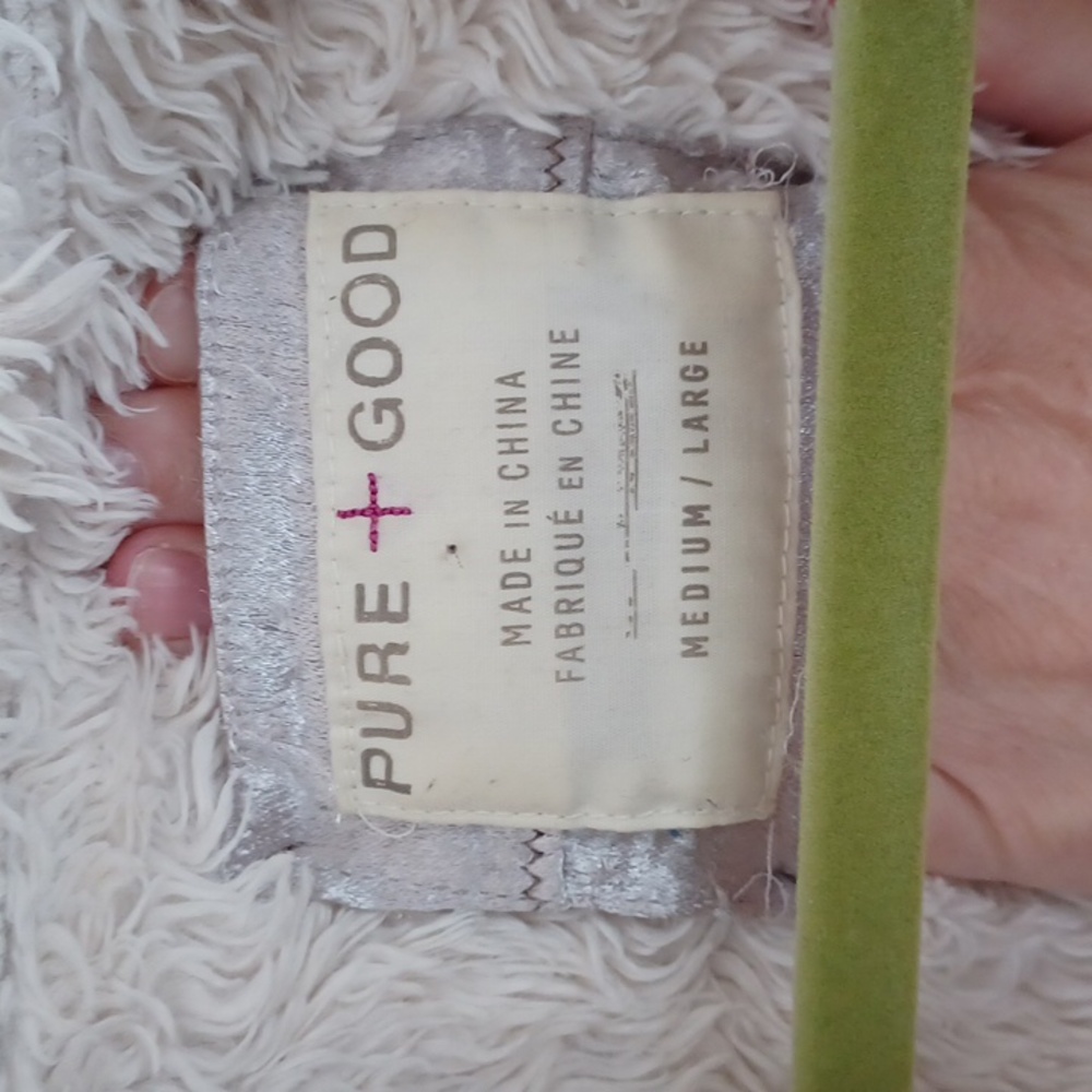 Elegant Women's Hooded Bathrobe - Light Gray - Picture 3 of 4